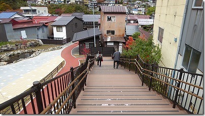 木曽平沢駅からの眺め