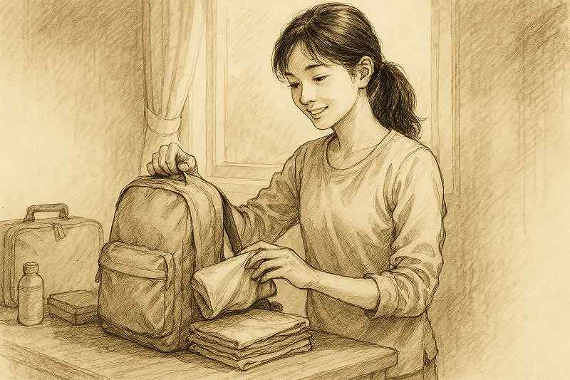旅行の荷物を減らす